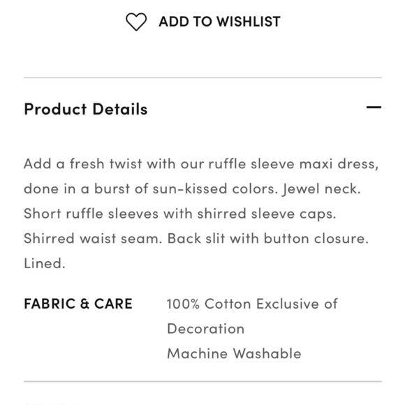 Ann Taylor Tall Ruffle Sleeve Lemon Dotted Swiss Blue Midi Dress Summer 22 Sz M - Picture 14 of 14